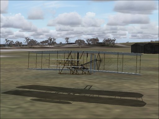 The Wright Flyer lifts off!