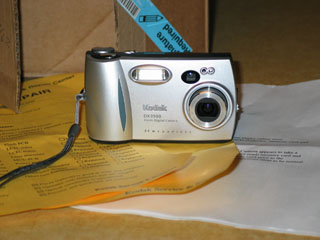 My Kodak Camera with Shipping Box and Repair Report