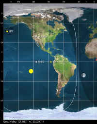 Screenshot from Orbitron Satellite Tracking Program