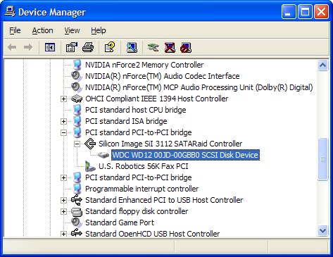 xp device manager dcommand line