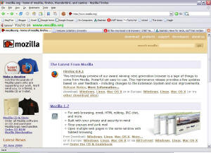 Firefox after I set it up